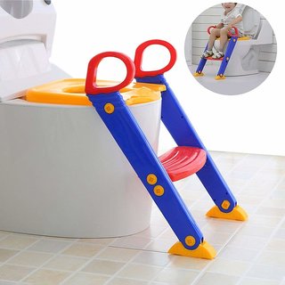 Children Toilet Ladder | Adjustable Toilet Trainer Step Stool for Safe and Independent Potty Training