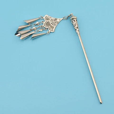 Hair Clasp Hair Jewelry - Ethnic Silver Alloy Zen Hairpin