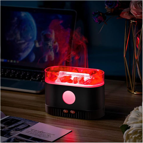 Salt Lamp Aroma Diffuser 200ML with Humidifier & LED Light