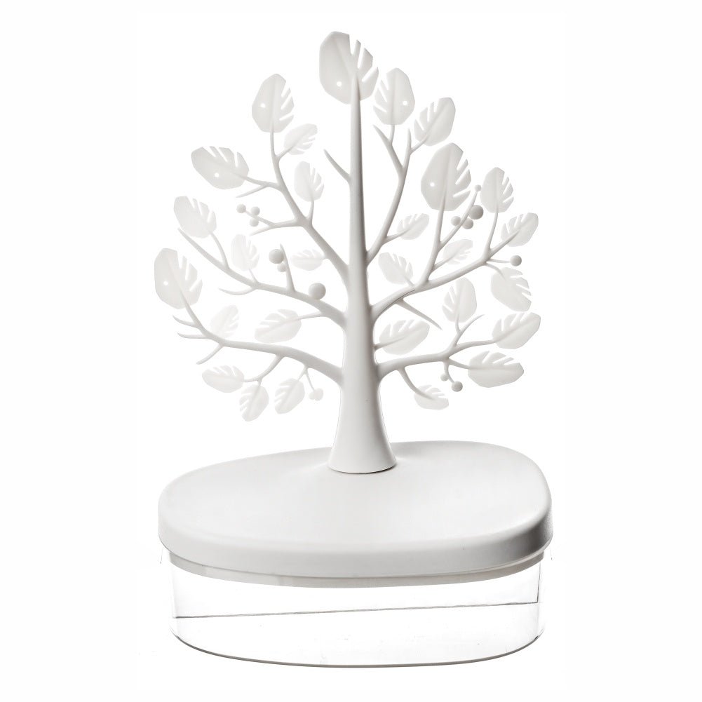 1pc Creative Tree Jewelry Storage Box - Dustproof Multi-functional Organizer for Jewelry & Cosmetics