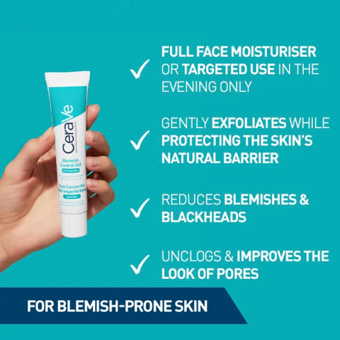 Blemish Control Gel Acne-Prone Skin | Targeted Acne Treatment, Fast-Acting, Soothes & Reduces Breakouts