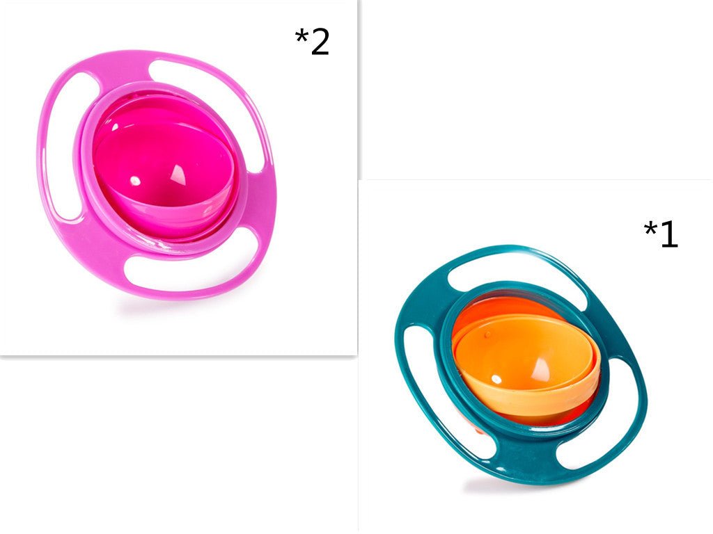 360° Rotating Spill-Proof Bowl for Babies