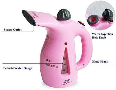 Portable Garment & Facial Steamer | Dual Function for Clothes Ironing & Facial Care | Compact Travel Steamer