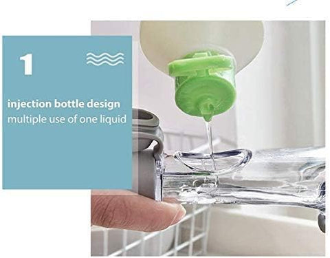 Automatic Kitchen Cleaning Brush | Durable Electric Scrubber with Soft & Hard Bristles - BABO & BABY