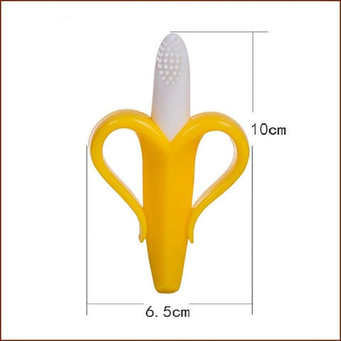 Baby Banana Teeth Brush | Safe, Soothing & Baby-Friendly Design for Early Oral Care