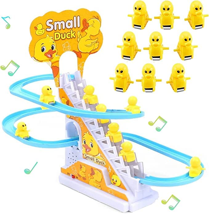 Ducks Climbing Toy with Music & Race Track for Kids