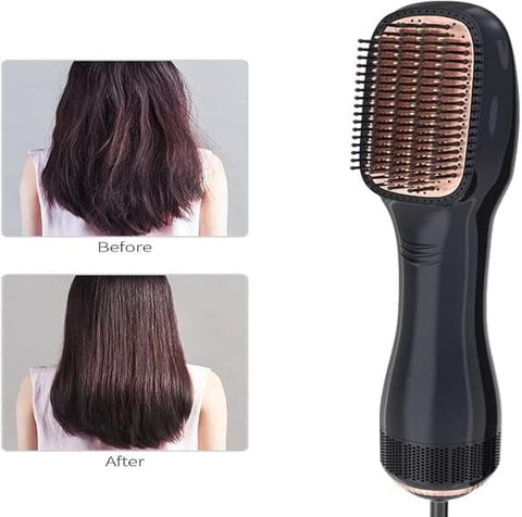 2 in 1 Styling Brush | Oval Hair Brush for Tangle-Free, Smooth Styling