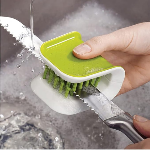 Non-Slip Blade Brush | Ergonomic Handle & Durable Bristles for Effortless Blade Cleaning