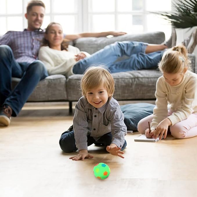 Flash Squeaky Ball For Kids | Light-Up, Squeaky Fun & Safe for Indoor and Outdoor Play