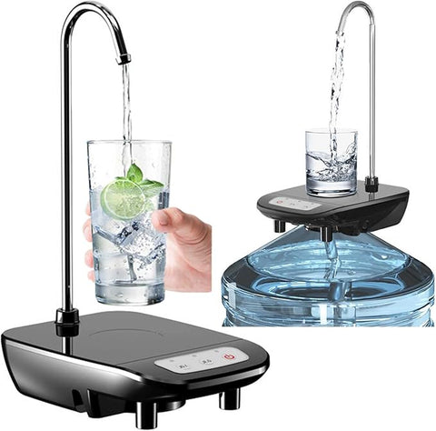 Portable Water Bottle Pump | Automatic Water Dispenser with Adjustable Temperature and Built-in Filtration for Home & Office