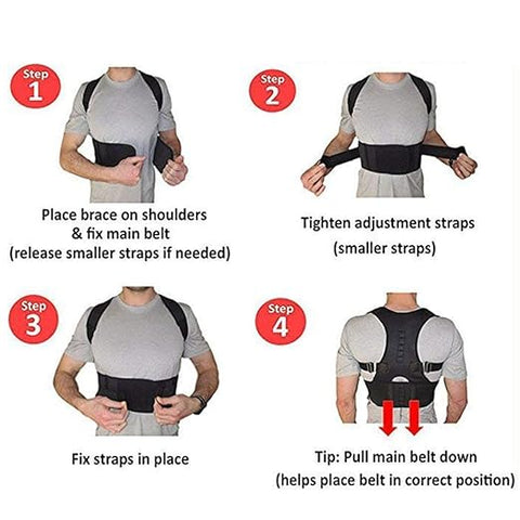 Shoulder Back Support Belt | Pain Relief, Posture Correction & Comfortable Fit for All-Day Support