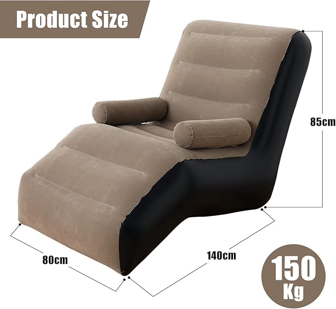 Inflatable Sofa Couch | Portable, Comfortable, and Easy Setup for Home, Camping & Outdoor Use