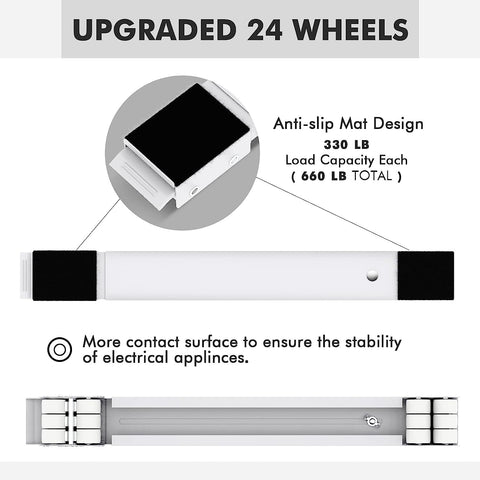 Easy DIY Furniture Mover | Telescopic Base, 660lb Capacity, Anti-Slip Design