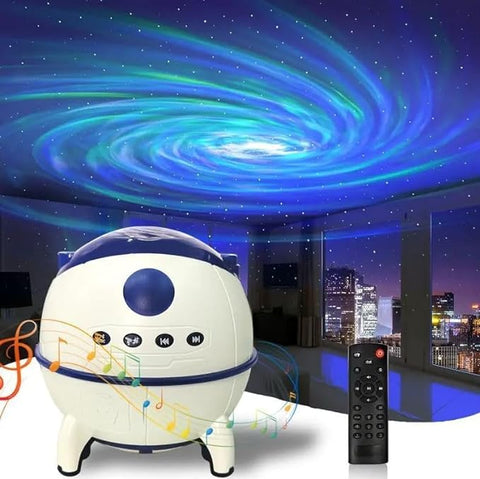 Galaxy Light Lamp | Bluetooth, Aurora Projection & Remote Control – Stunning Star and Moon Projector for Bedrooms & Home Decor