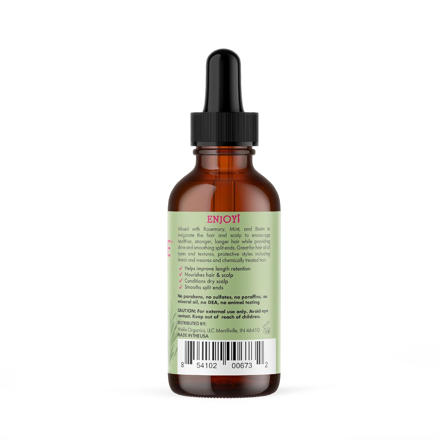 Rosemary Mint Scalp & Hair Strengthening Oil | Nourishing, Revitalizing Formula for Stronger, Healthier Hair