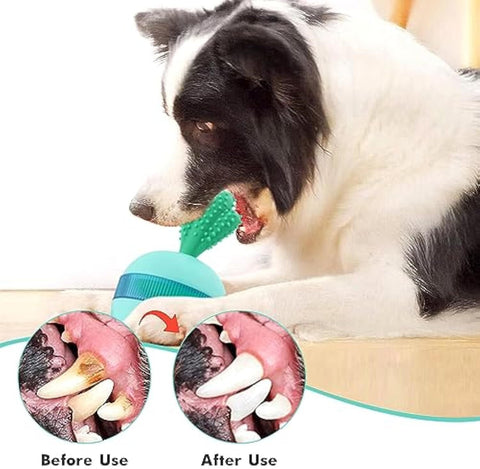 Interactive Treat Dispensing Dog Toy - Durable Rubber Puzzle Ball for Medium & Large Dogs