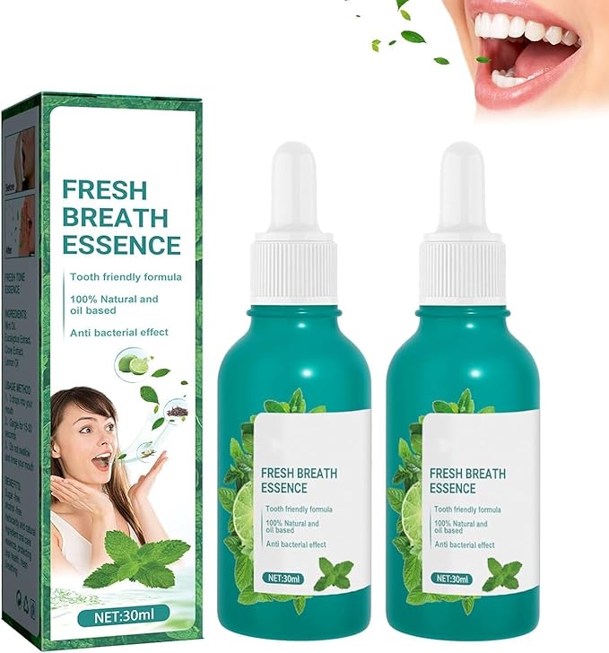 Fresh Breath Oral Care Essence | Long-Lasting Freshness & Deep Cleaning for a Sparkling Smile