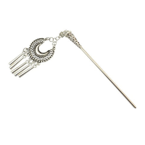 Hair Clasp Hair Jewelry - Ethnic Silver Alloy Zen Hairpin