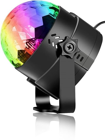 LED Party Light | 7 Color Disco Lights, Voice-Activated & Flash Mode for Parties, Events, and Gifts