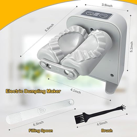 Electric Dumpling Machine |  Automatic Wonton Maker for Quick and Easy Dumpling Preparation