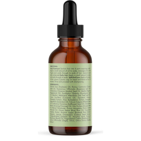 Rosemary Mint Scalp & Hair Strengthening Oil | Nourishing, Revitalizing Formula for Stronger, Healthier Hair