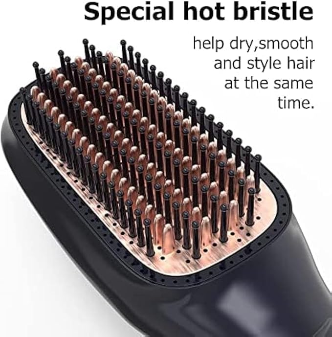 2 in 1 Styling Brush | Oval Hair Brush for Tangle-Free, Smooth Styling