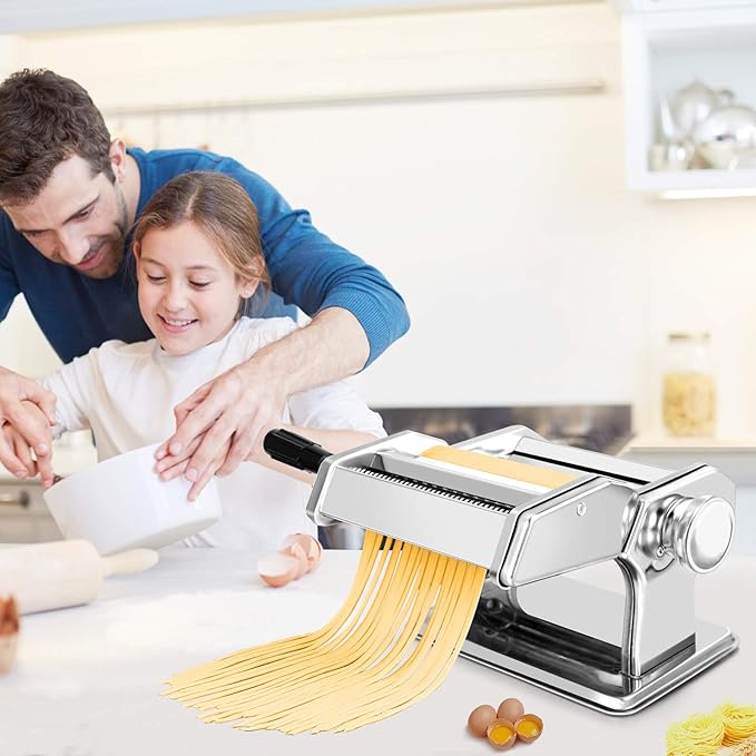 Dumpling & Pasta Maker | Customizable Thickness, Dishwasher Safe & Fast Preparation