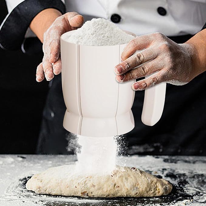 Electric Flour Sifter | Effortless Baking with Smooth, Lump-Free Results