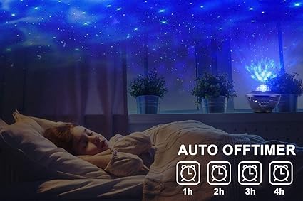 Galaxy Ocean Light Projector | Starlight Effect, Built-in Hi-Fi Speaker & APP Control – Perfect Room Decor & Gift for All Occasions