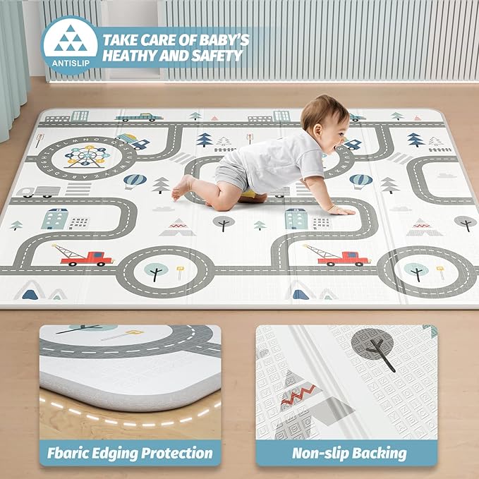 Large Baby Floor Mat – Safe, Soft, and Easy to Clean