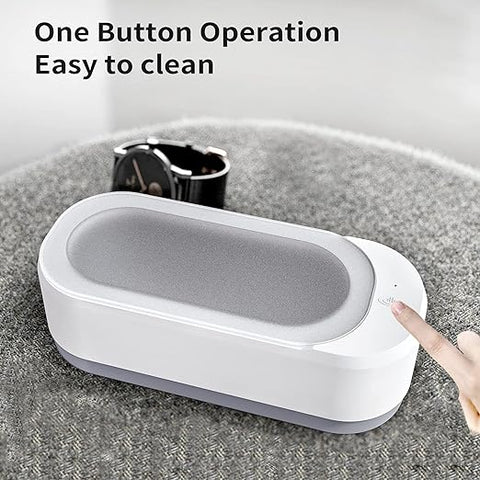 UltraSonic Eye Glass Cleaner | Portable Professional Ultrasonic Cleaner for Rings, Watches, Coins, Tools, Razors, and Eyeglasses