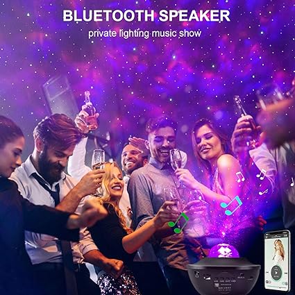 Galaxy Ocean Light Projector | Starlight Effect, Built-in Hi-Fi Speaker & APP Control – Perfect Room Decor & Gift for All Occasions