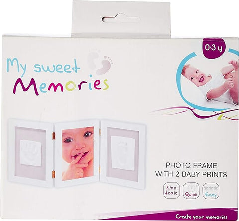 Baby Sweet Memories Single Photo Frame with Clay | Perfect Keepsake Gift for New Parents, Grandparents & Godparents