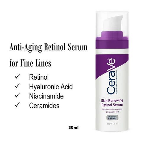 Skin Renewing Retinol Serum 30ml | Anti-Aging, Hydrating & Skin Smoothing Formula