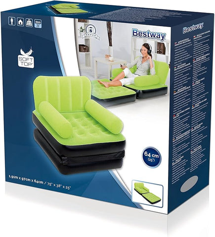 Multi Max Air Couch | Versatile Inflatable Couch with Quick Release Valve for Comfort and Durability