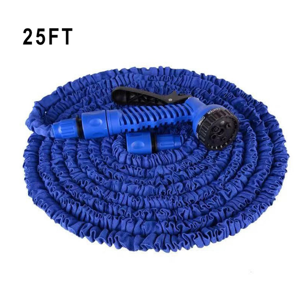 Expandable Garden Hose with Spray Nozzle |  25-100FT Magic Water Hose Kit