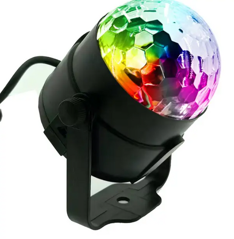 LED Party Light | 7 Color Disco Lights, Voice-Activated & Flash Mode for Parties, Events, and Gifts