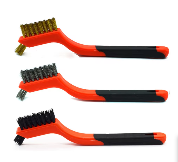 Remove Rust Brush |  Heavy-Duty Rust, Paint, and Corrosion Remover with Ergonomic Handle | Multi-Surface Cleaning Tool