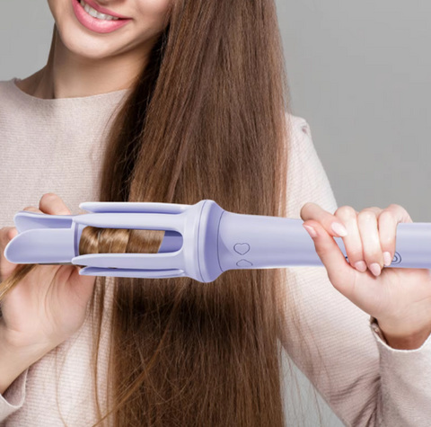 Automatic Hair Curler Stick | One-Touch, 360-Degree Rotating Barrel for Effortless, Salon-Quality Curls