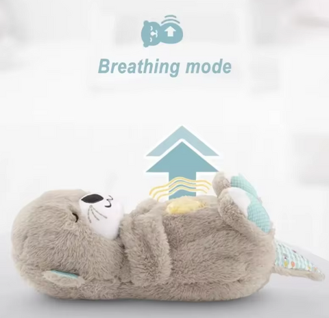 Baby Breathing Bear | Adorable Plush Otter Design for Cuddling, Comfort & Playtime