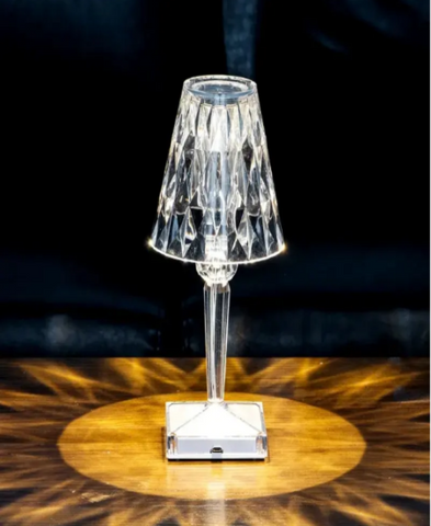 Crystal Touch Table Lamp | Elegant, Touch-Controlled Lighting with Adjustable Brightness