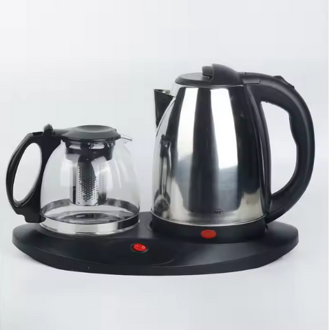 Kettle Tray Set | Elegant, Durable & Space-Saving with Non-Slip Base and Spill Protection