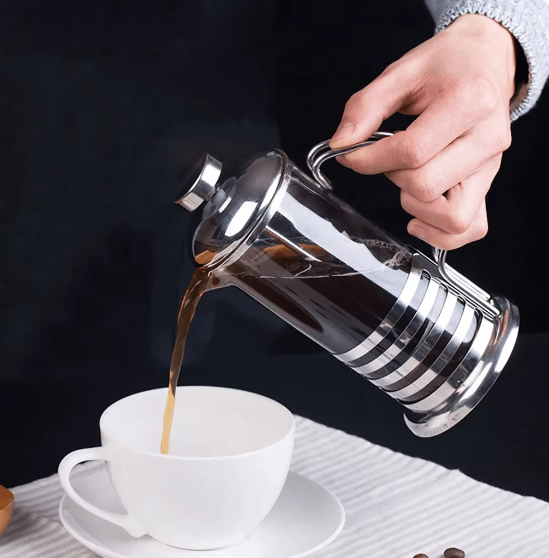 French Press Glass Coffee Maker | Precision Brewing & Elegant Design