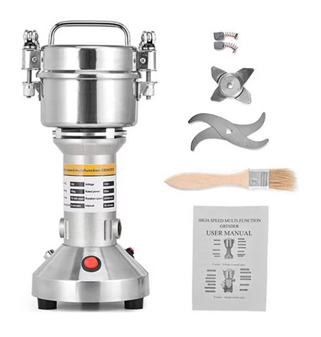 Electric Food Grinder with Powerful Motor & Versatile Attachments