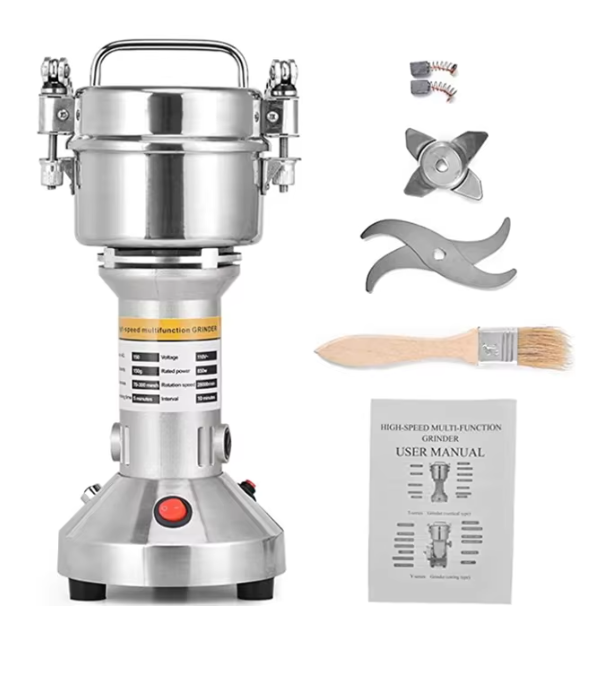 Electric Food Grinder with Powerful Motor & Versatile Attachments