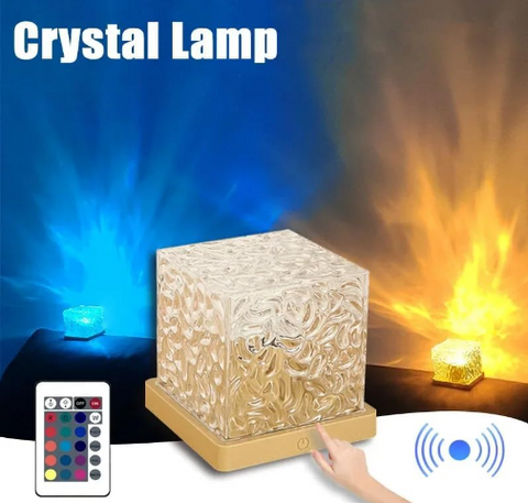 Water Wave Light Lamp | Elegant Table Lamp with Remote Control for a Relaxing Ambiance