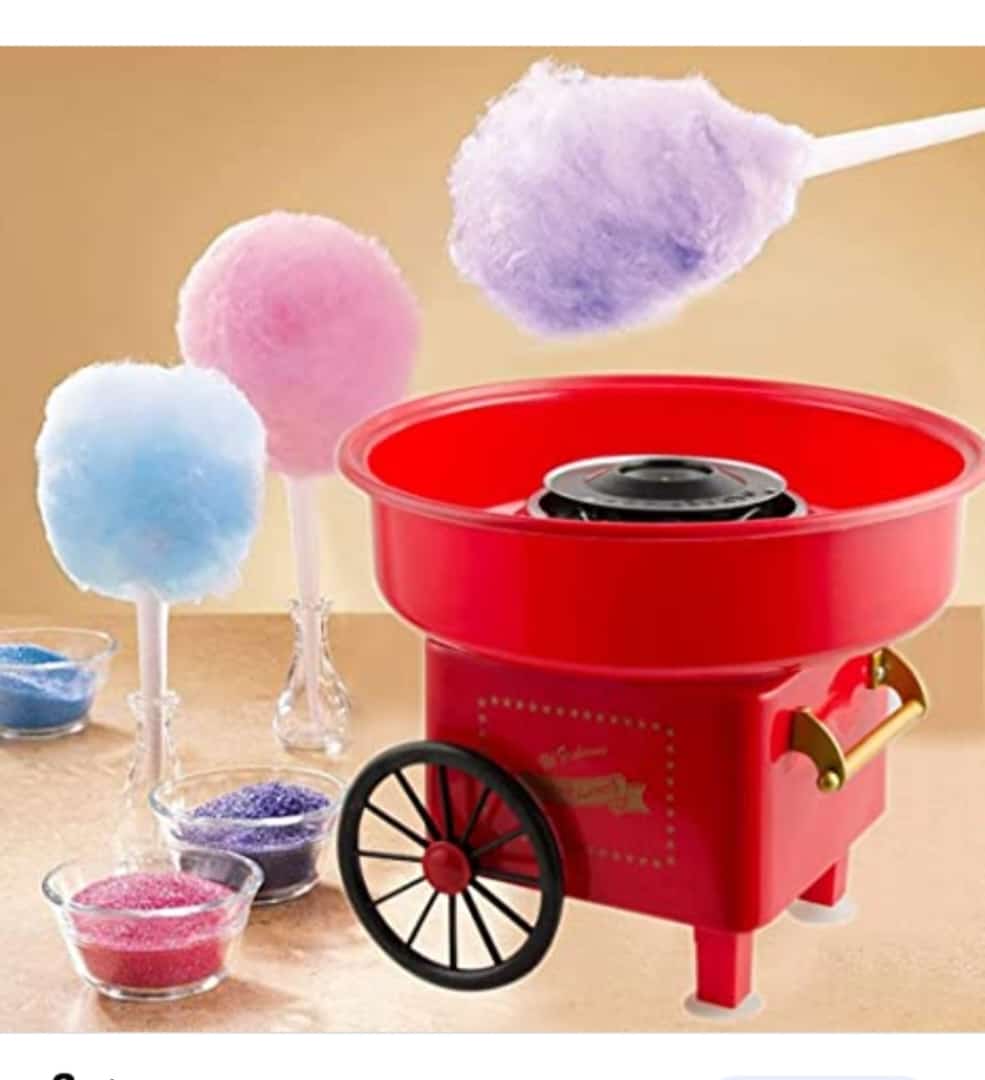 Cotton Candy Machine Maker | Easy-to-Use Home Cotton Candy Maker for Parties and Events