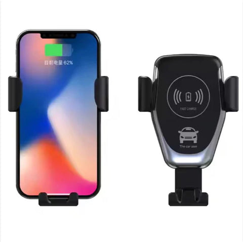 Auto Clamping Wireless Car Charger| 10W Quick Charge Phone Holder with Touch-Sensitive Infrared Induction for Secure Mounting