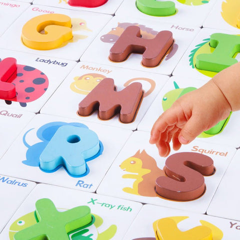 Baby Enlightenment Wooden Jigsaw Puzzle Toy – Educational Puzzle for Kids