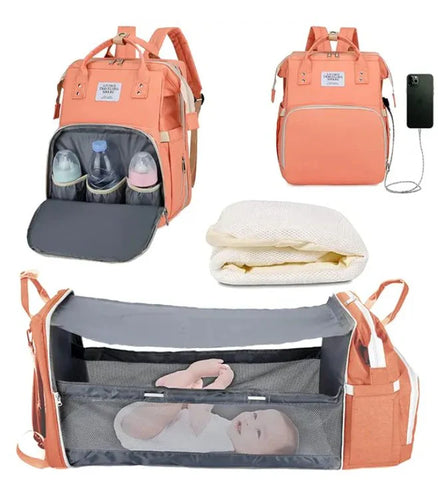 Baby Foldable Backpack | Versatile, Durable, & Stylish Diaper Bag for Busy Parents